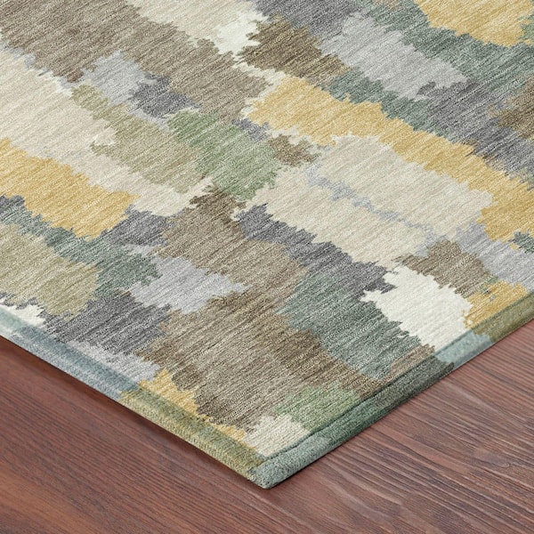 Chantille Machine Washable Indoor/Outdoor Abstract ACN2437 Ivory 3 ft. x 4 ft. Area Rug