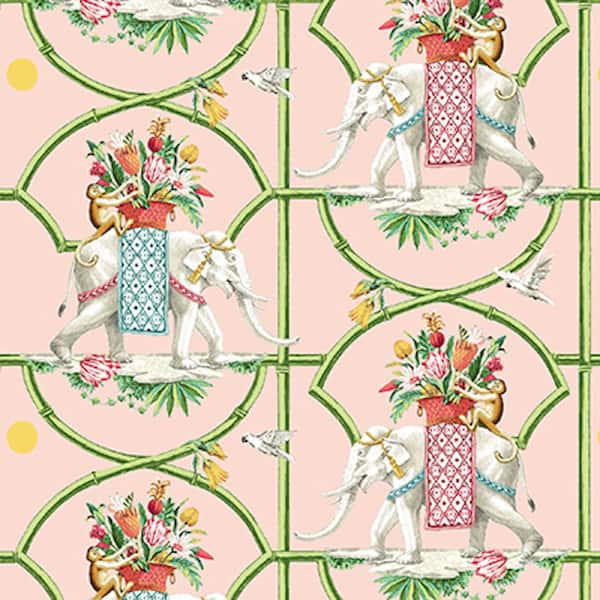Unbranded Before The Raj Petal Vinyl Peel and Stick Wallpaper Roll (Cover 30.75 sq. ft. )