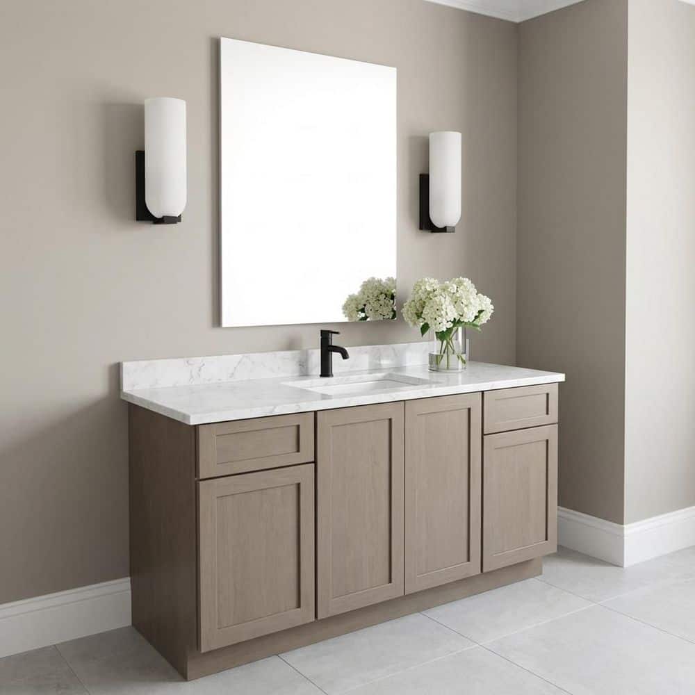 Neblina 4 in. W x 10 in. H 1-Light Midnight Black Bathroom Wall Sconce with Etched White Glass Shade, No Bulb Included price history on PriceWatchPro