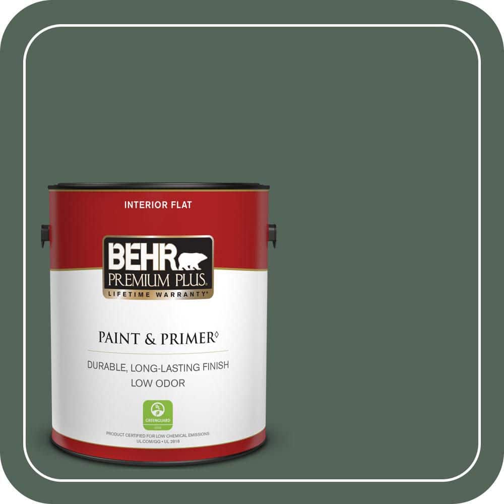 1 gal. #460F-6 Medieval Forest Flat Low Odor Interior Paint & Primer price history on PriceWatchPro