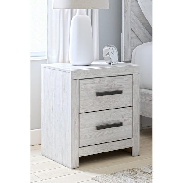 Signature DESIGN BY ASHLEY Cayboni Beige 2 Drawer 21.69 in. W Nightstands