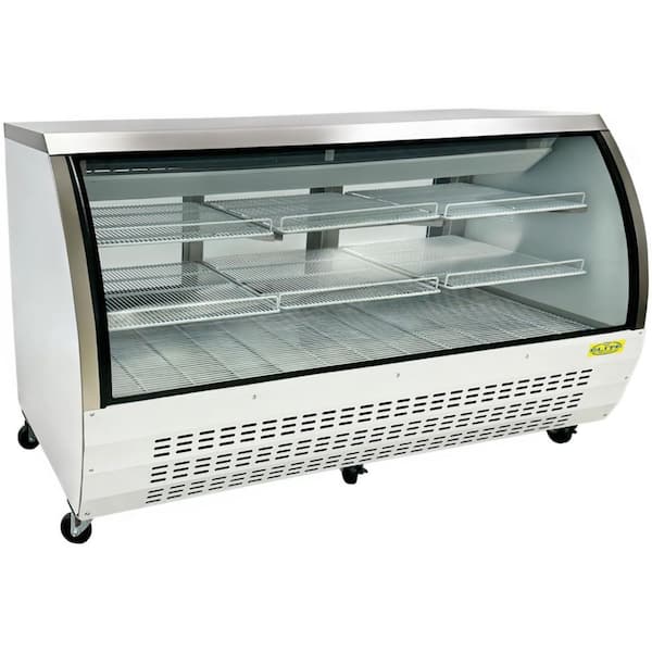 79 in. 32 cu. ft. Deli Meat Display Refrigerator Refrigerated EC79 White
