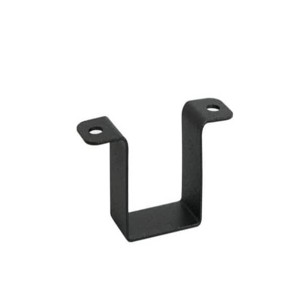 Al13 Home Rail 1.34 in. H x 2.6 in. W Matte White Aluminum Cap Rail Clip (Bag of 4) Stair Railing Kit