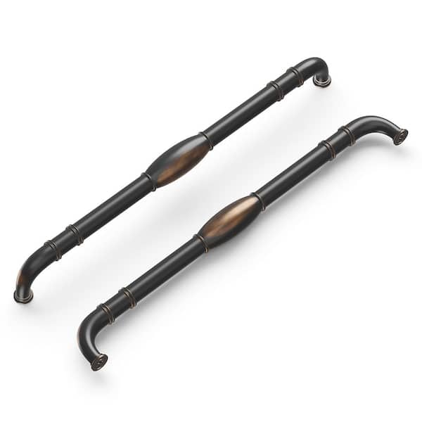 HICKORY HARDWARE Williamsburg 18 in. Center-to-Center Oil-Rubbed Bronze Appliance Pull