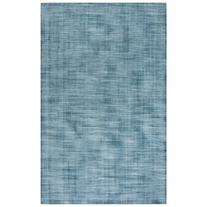 Apex Blue 5 ft. x 8 ft. Gradient Polyester Area Rug