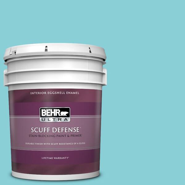 BEHR ULTRA 5 gal. Home Decorators Collection #HDC-MD-14 Sky Watch Extra Durable Eggshell Enamel Interior Paint & Primer