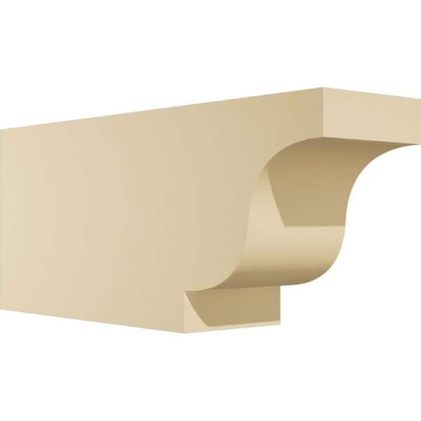 Ekena Millwork Standard Newport 6 in. W x 10 in. H x 24 in. D Polyurethane Rafter Tail Outlooker