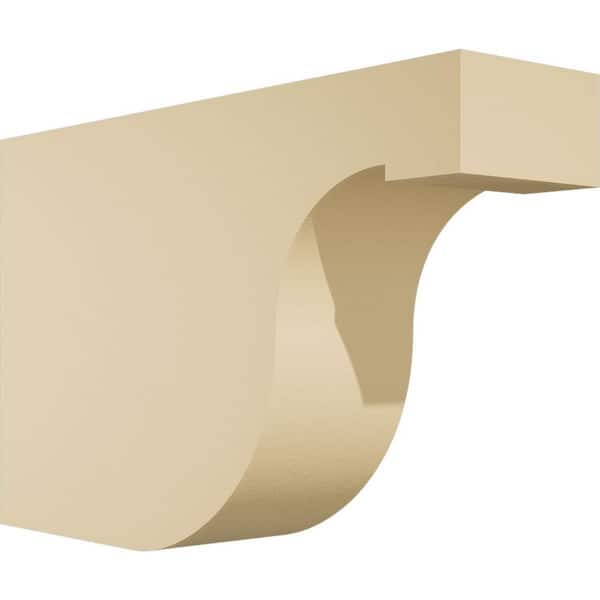 Ekena Millwork Standard Del Monte 4 in. W x 10 in. H x 16 in. D Signature Urethane Rafter Tail Outlooker