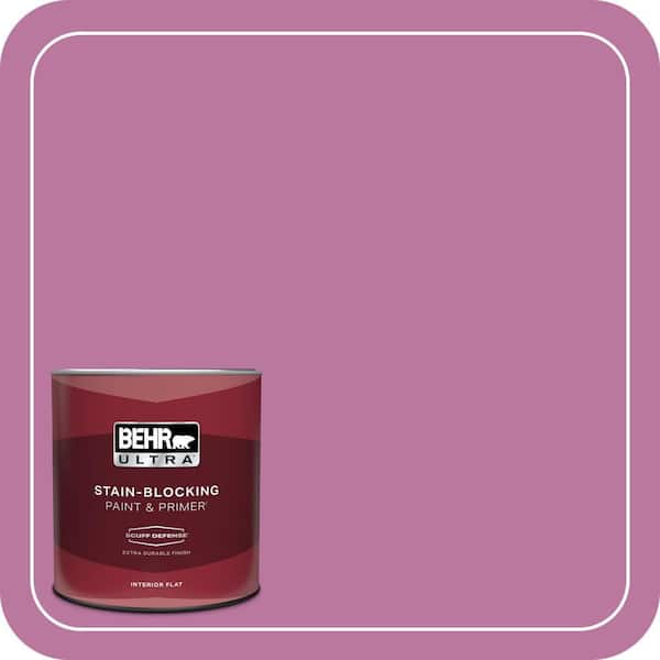 BEHR ULTRA 1 qt. #690B-5 Valentine Heart Extra Durable Flat Interior Paint & Primer