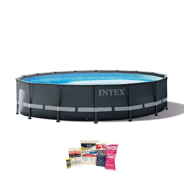 Intex 16 ft. x 48 in. Ultra XTR Frame Above Ground Pool with Pump and ...