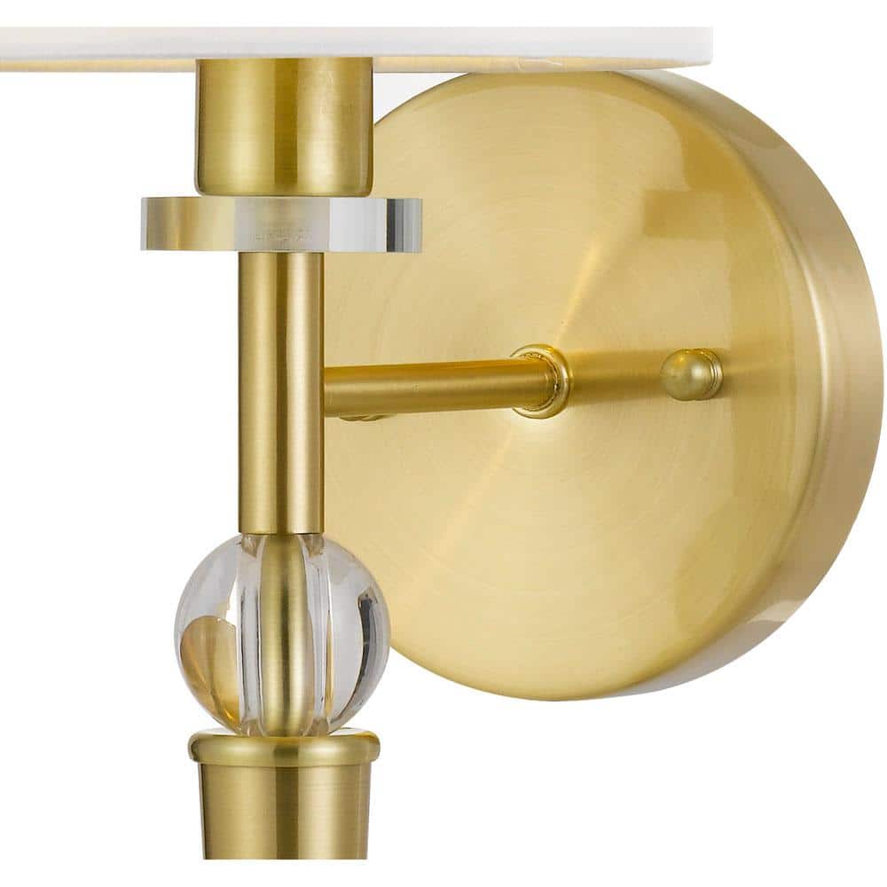 Merritt 16" Gold Direct Wired Electric Wall Sconce