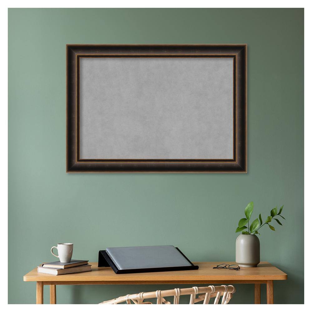 Villa Oil Rubbed Bronze Framed Magnetic Memo Board