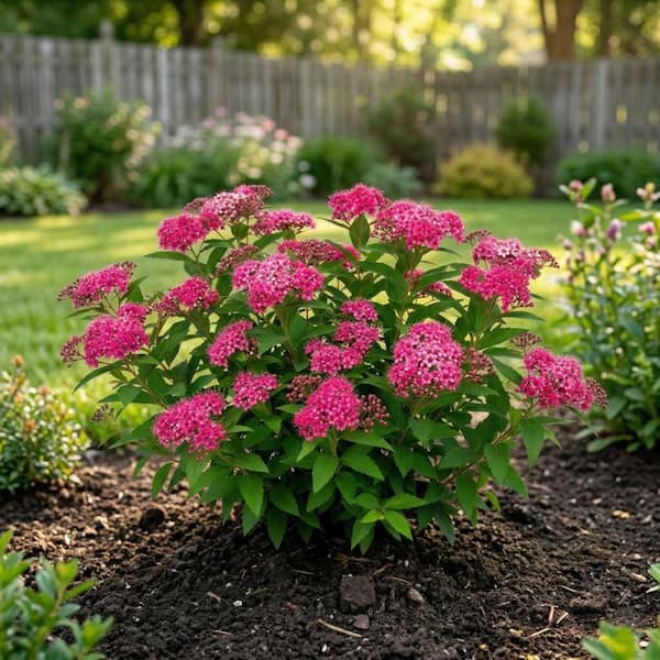BELL NURSERY 2 Gal. Neon Flash Spirea Live Shrub Plant with Dark