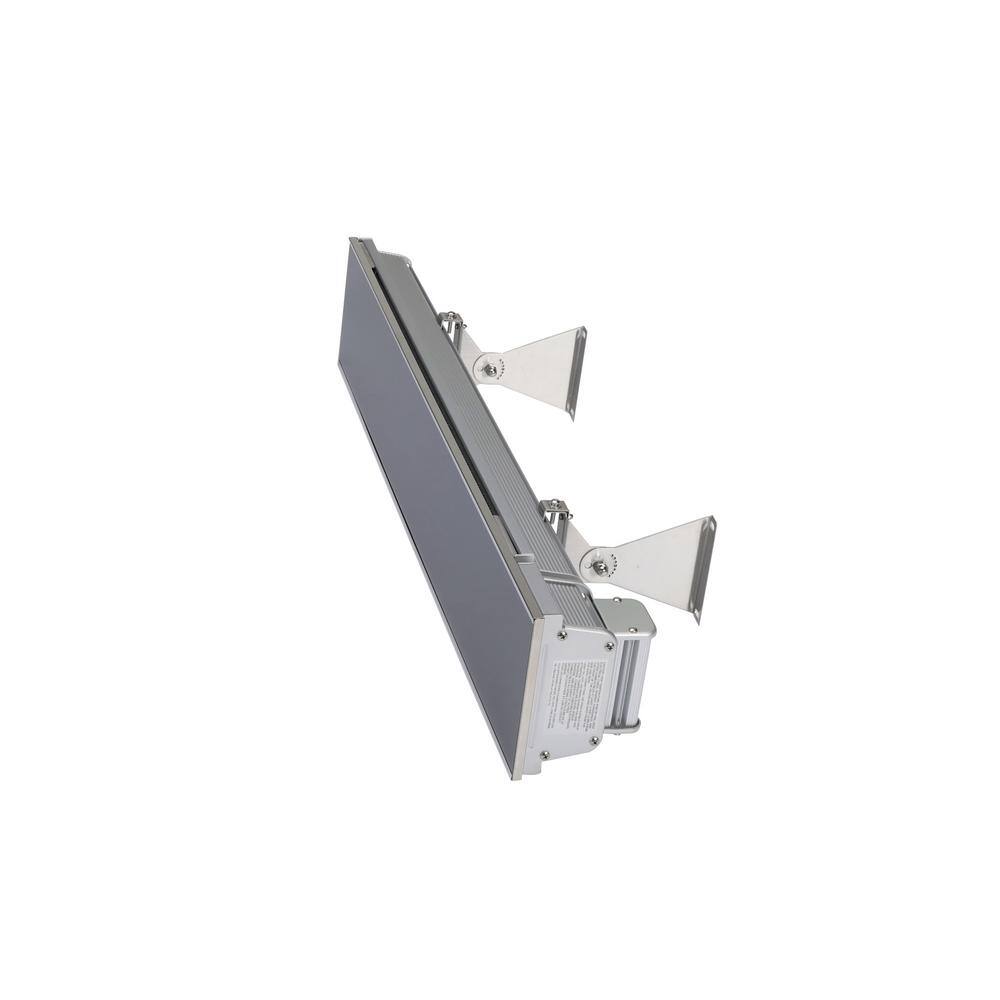 Black 40-Inch Infrared Patio Heater with Ceramic Glass
