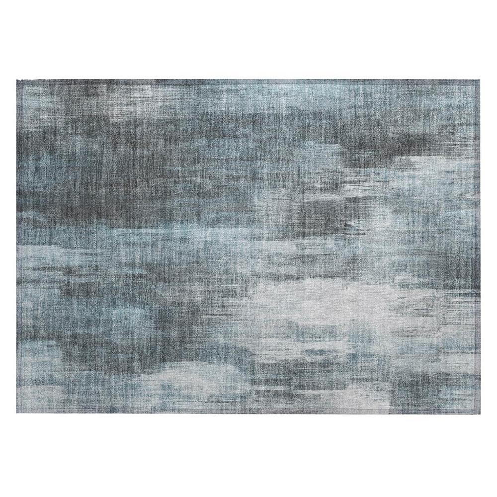 Teal 2 ft. x 3 ft. Woven Abstract Rectangle Indoor/Outdoor Area Rug price history on PriceWatchPro