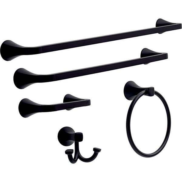 洋楽 Delle Del / C.O. The Bad Black Delta Dallace 24 in. Wall Mounted Towel Bar Bath Hardware