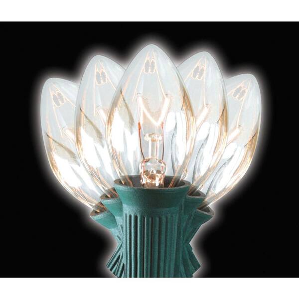 Home Accents Holiday C7 25-Light Clear String Light Set