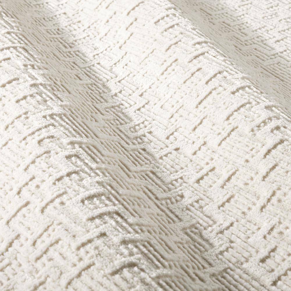 Ivory High-Low Textured Synthetic Runner Rug 1'9" x 7'2"