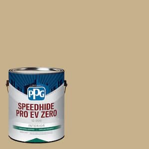 Speedhide Pro EV Zero 1 gal. PPG1103-4 Earthy Cane Semi-Gloss Interior Paint