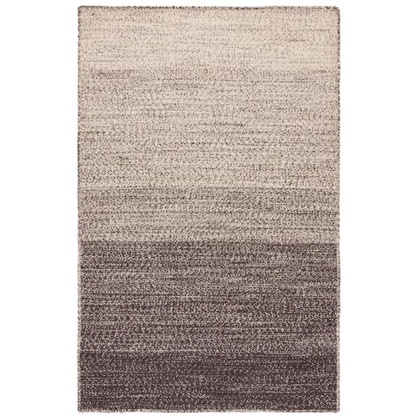 Natural Fiber 6 ft. x 9 ft. Natural/Brown Ombre Area Rug