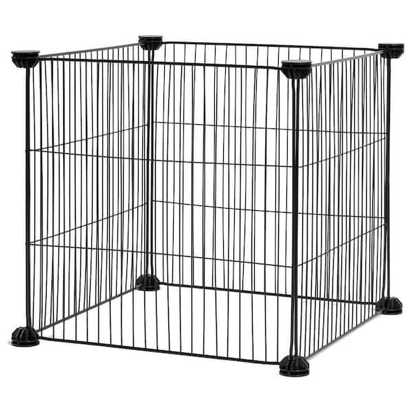 ESILOO 14.37 in. Metal Plant Cages-Adjustable Height, Sturdy Animal Protector for Gardens and Vegetables. 5-Pack