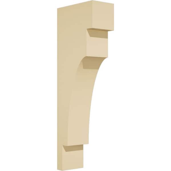 Ekena Millwork Mediterranean 4 in. x 24 in. x 8 in. Polyurethane Corbel