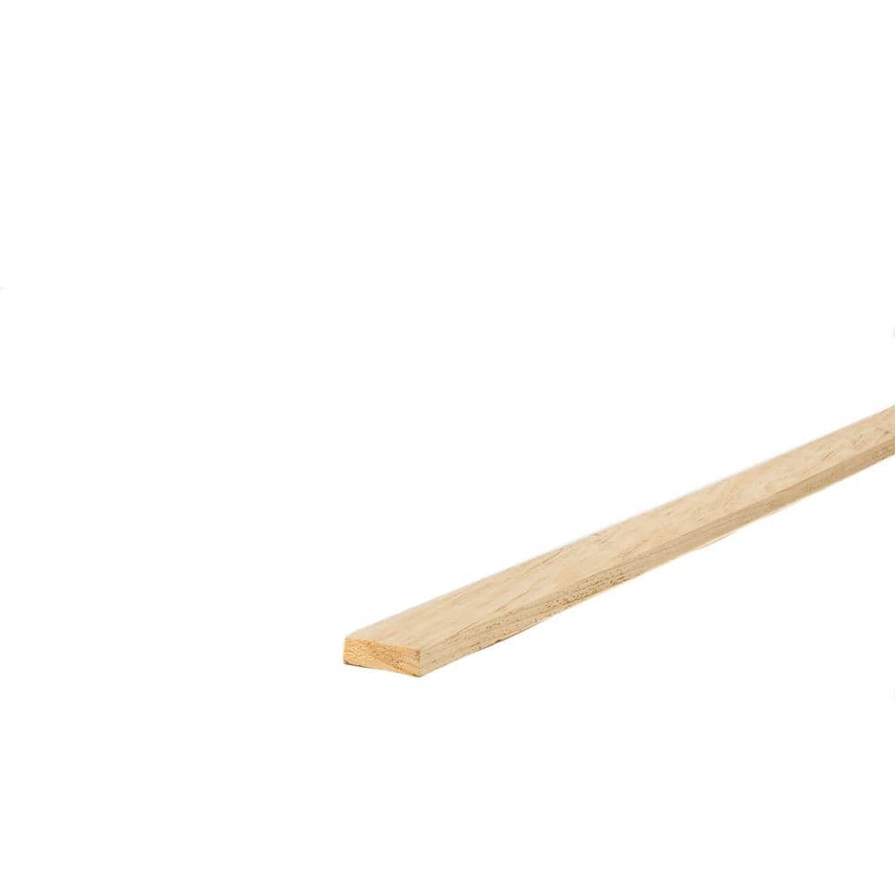 1 in. x 3 in. x 6 ft. Select Kiln-Dried Square Edge Whitewood