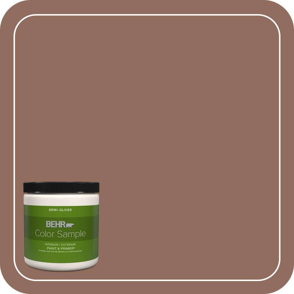 8 oz. #220F-6 Chocolate Curl Semi-Gloss Interior/Exterior Paint & Primer Color Sample price history on PriceWatchPro