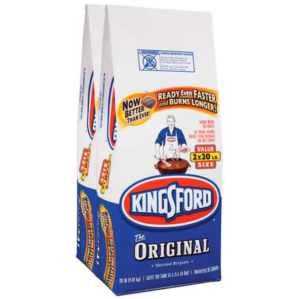 Kingsford 20 lbs. Original Charcoal Briquettes (2-Pack)