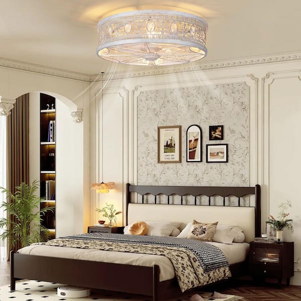 ✨希少✨ TOPCON COPAL ARISKEEN 18 in. White Vintage Ceiling Fans with Lights and Remote