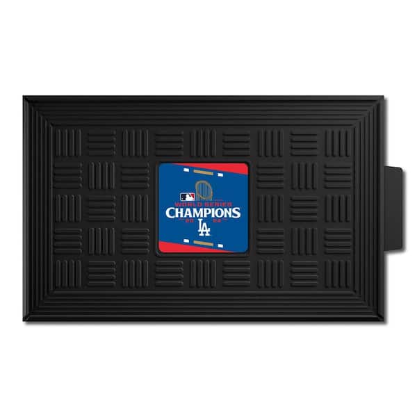 2024 World Series Champions-Los Angeles Dodgers Medallion Door Mat : 19. 5in. x 31. 25in.