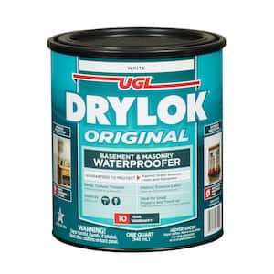 Drylok Original 5 Gal White Flat Latex Interior Exterior Basement And Masonry Waterproofer 27515 The Home Depot
