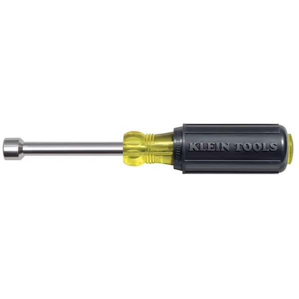 Klein Tools 7/16 in. Nut Driver with 3 in. Hollow Shaft- Cushion Grip Handle