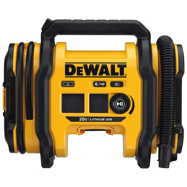 DEWALT 20V MAX Cordless Electric Portable Inflator Tool Only DCC020IB The Home Depot