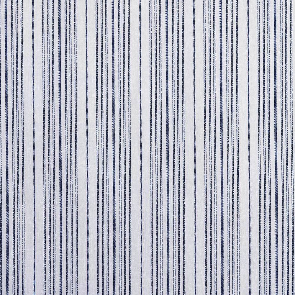 Blue Mirage Stripe Cotton Percale Queen Fitted Sheet