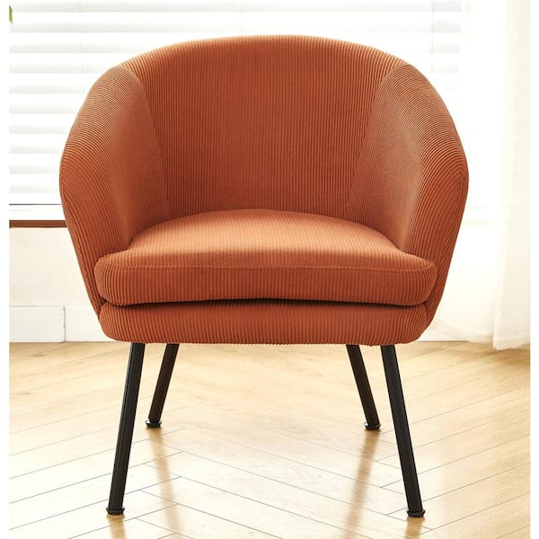 US Pride Furniture Comfor Cinnamon Brown Corduroy Arm Chair