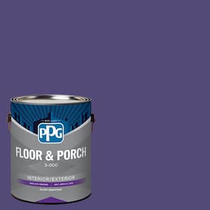1 gal. PPG1175-7 Imperial Purple Satin Interior/Exterior Floor and Porch Paint