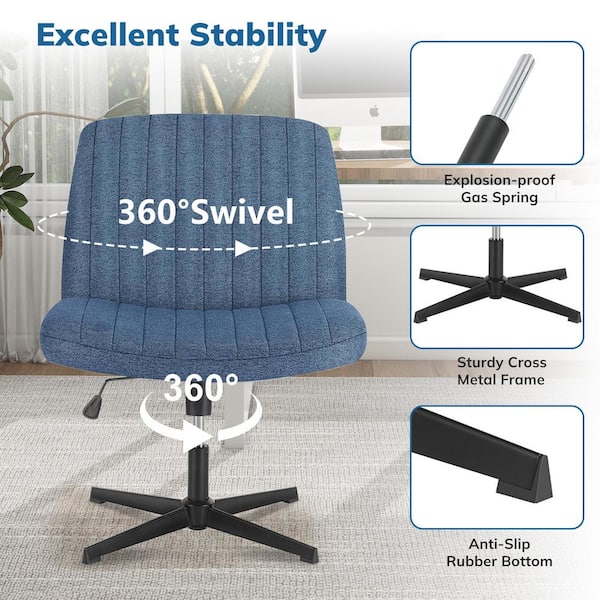 WONDER COMFORT Fabric Seat Adjustable Height Ergonomic
