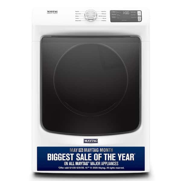 7.3 cu. ft. 240-Volt White Stackable Electric Vented Dryer with Quick Dry Cycle, ENERGY STAR