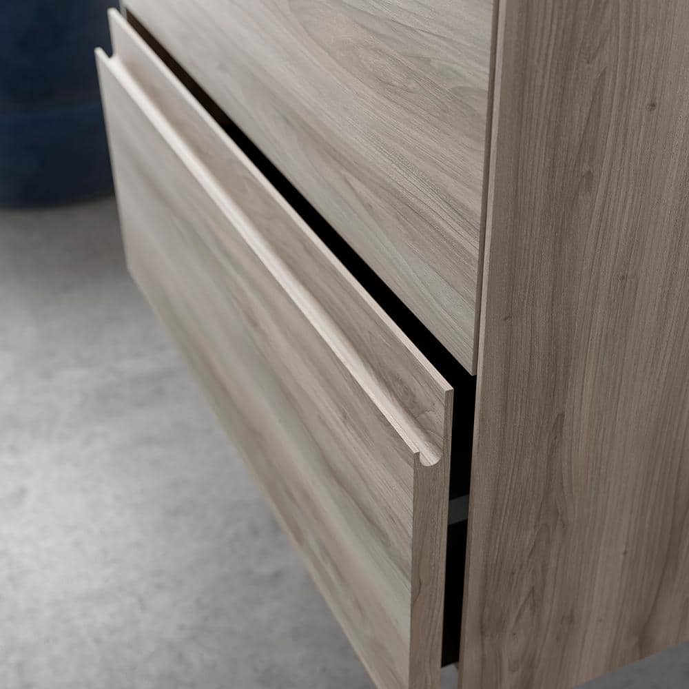 Perla 24.2'' Gray Pine Wall-Mounted Vanity