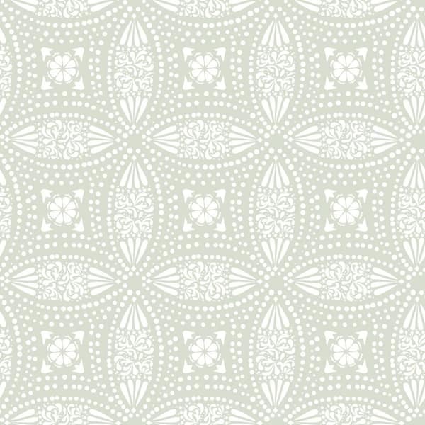 RoomMates 28.18 sq.ft. Overlapping Medallions Peel and Stick Wallpaper