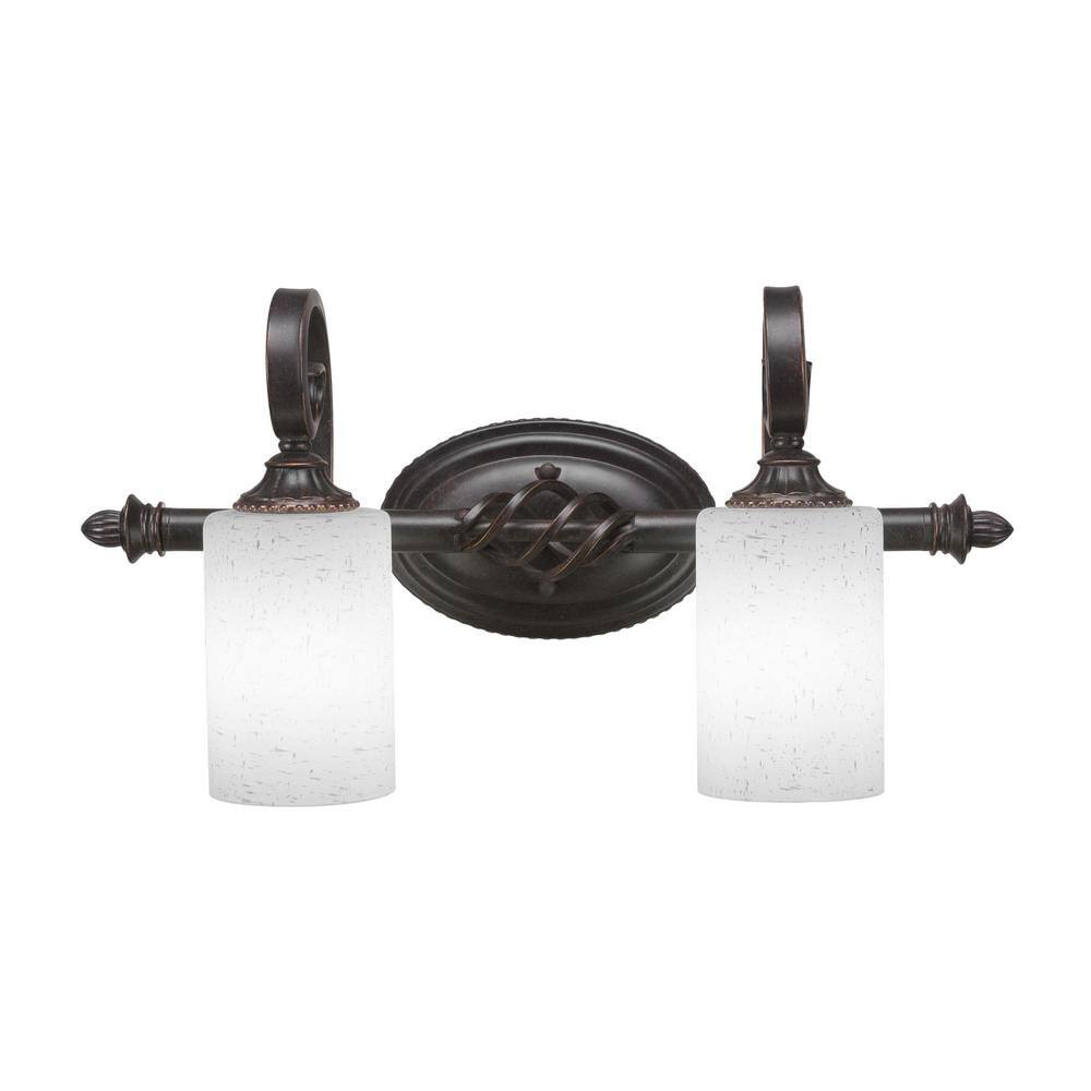 Bridgewater 20.75 in. 2-Light Dark Granite Vanity Light