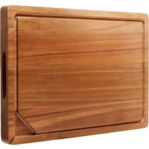 SINKOLOGY SinkSense Hanzo 1.5 in. Hevea Wood Cutting Board SC102