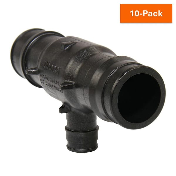 ProPEX 1 in. x 1 in. x 1/2 in. PEX-A Expansion Barb Engineered Polymer Reducing Tee (10-Pack)