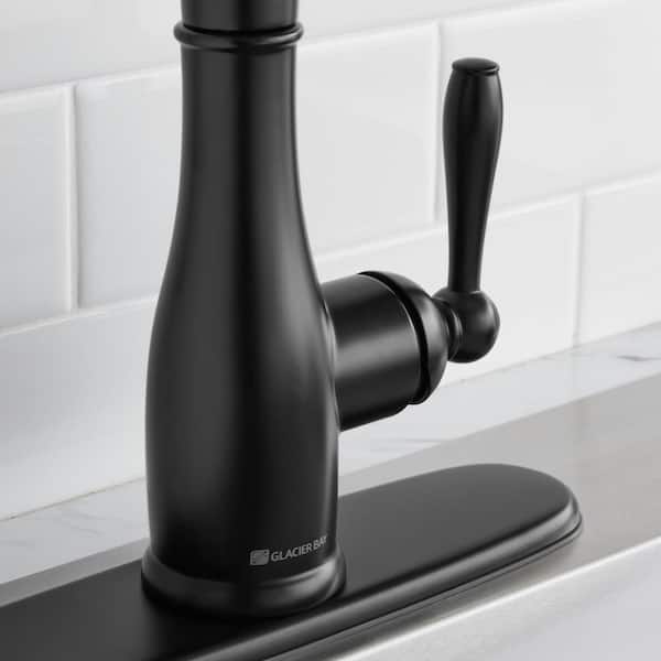 Glacier Bay Mandouri Single-Handle Spring Neck Pull-Down Sprayer 