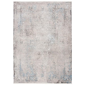Dream Gray/Ivory 5 ft. x 8 ft. Abstract Area Rug