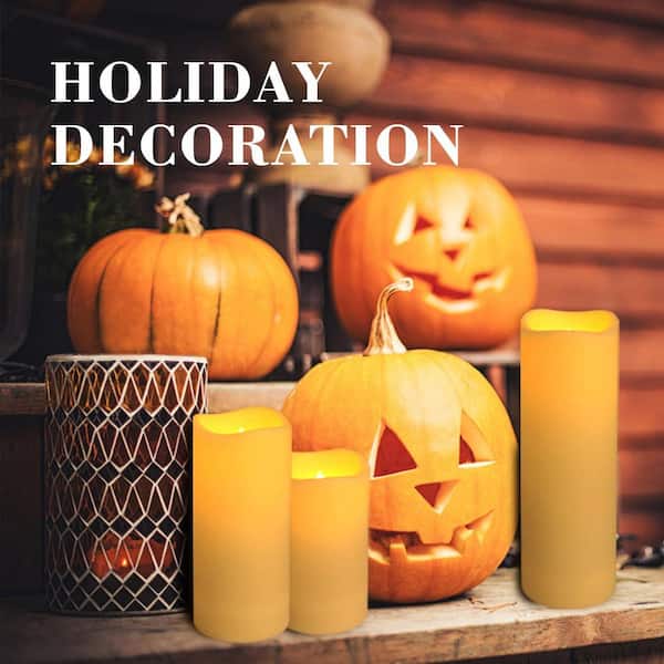 36 Pack LED Flameless Candles with Remote Control (3 Sizes) White