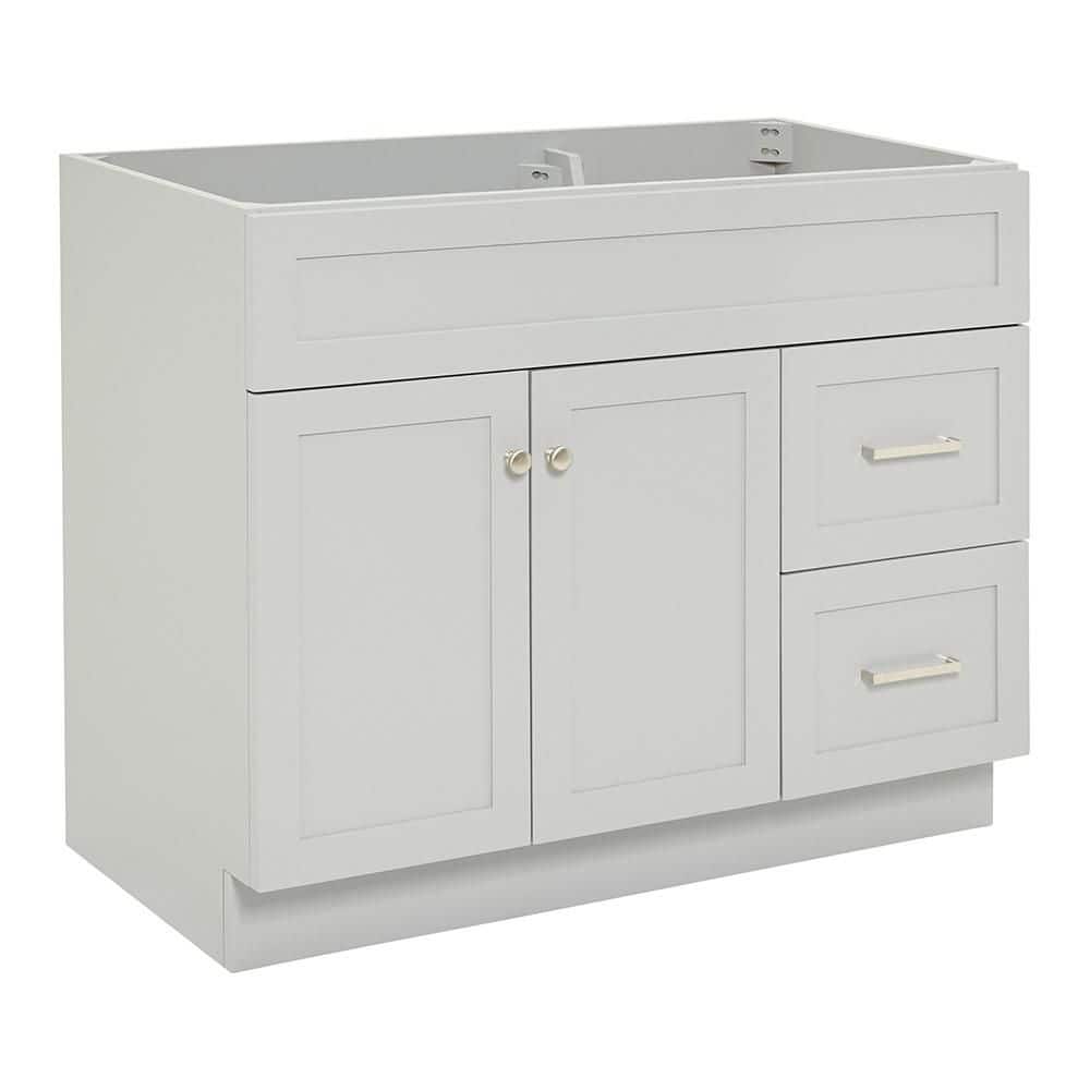Hamlet 42" Grey Solid Wood Freestanding Single Vanity Cabinet