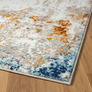 Beverly Collection Modern Abstract Multi 8 ft. x 10 ft. Polypropylene Area Rug