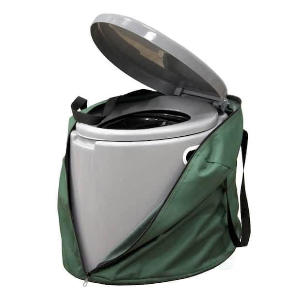 PLAYBERG Portable Travel Toilet For Camping and Hiking with Travel Bag Non-Electric Waterless Toilet